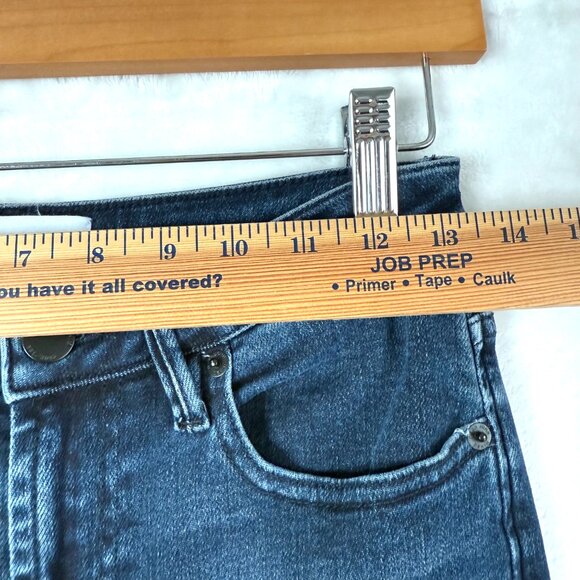 Dear John High Rise Denim Flared Stretch Comfy Jeans Womens 27 Dark Wash - Picture 4 of 8